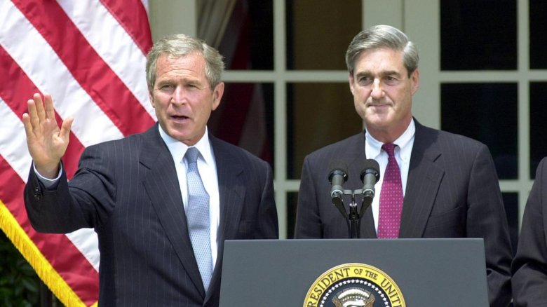 Robert Mueller and George W. Bush