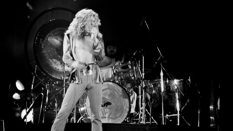 Robert Plant on stage