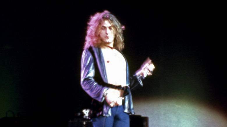 Robert Plant on stage