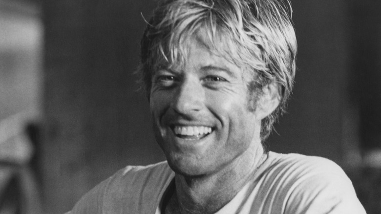 Robert Redford laughing