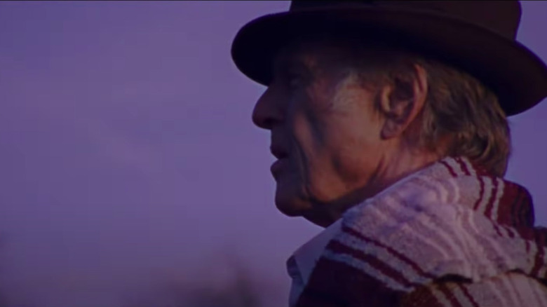 profile of Robert Redford wearing cowboy hat