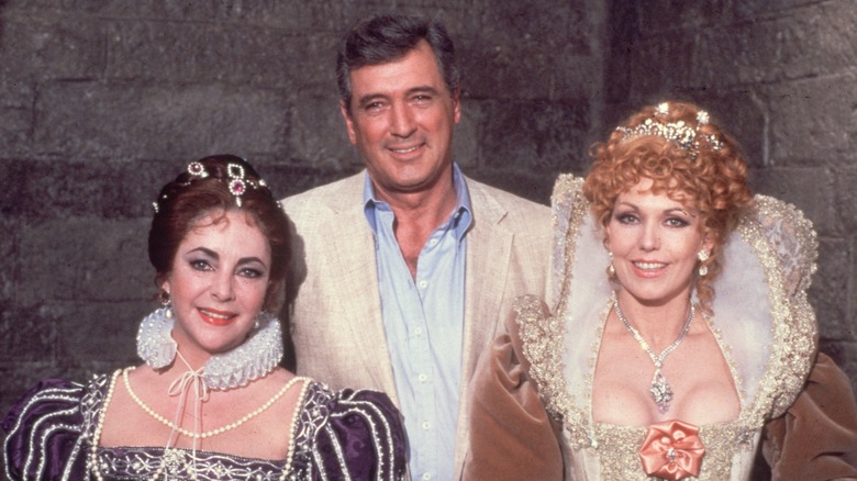 Rock Hudson, Elizabeth Taylor and Kim Novak in 1980