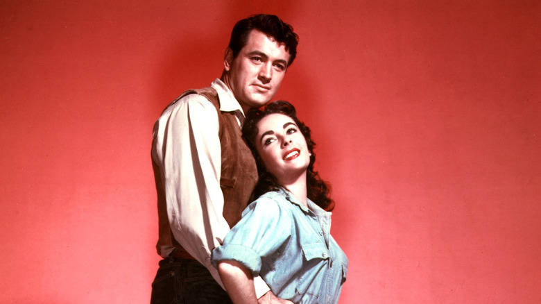 Rock Hudson and Elizabeth Taylor