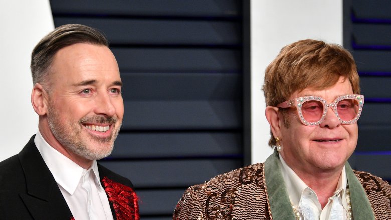 David Furnish and Elton John