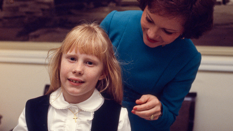 Rosalynn Carter with daughter Amy