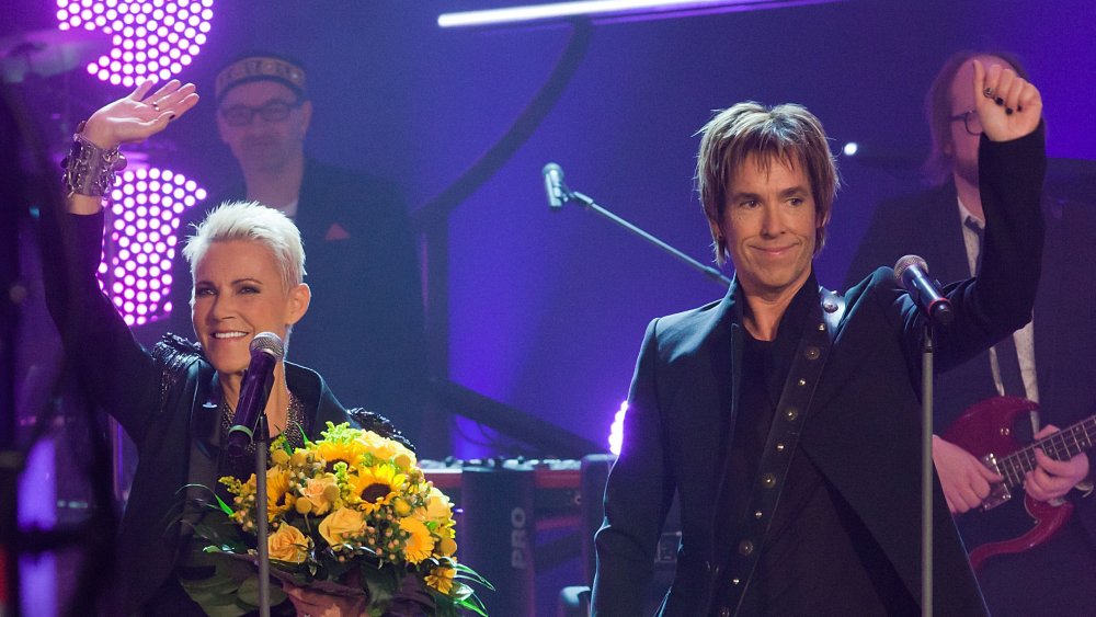 Marie Fredriksson and Per Gessle in Roxette