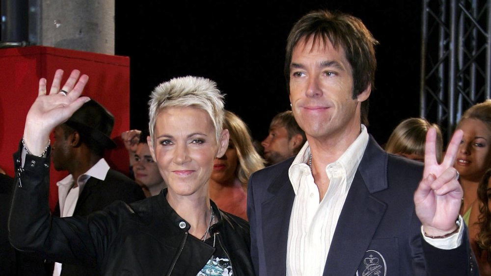 Marie Fredriksson and Per Gessle in Roxette