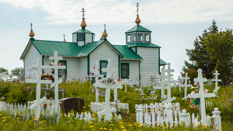 ROC church and Cemetery, Ninilchik