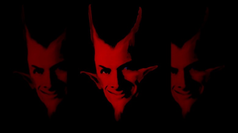 Red image of Devil person