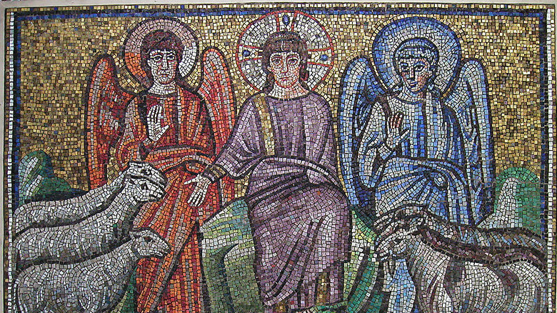 Ravenna mosaic showing Lucifer