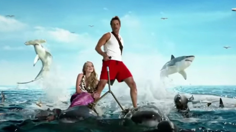 Rob Lowe riding shark 