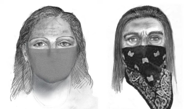 Sketches of Sherri Papini's alleged abductors