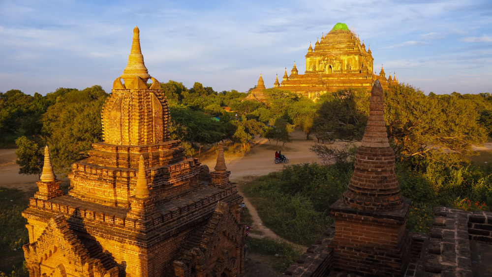 Sulamani Buddhist temple in Burma