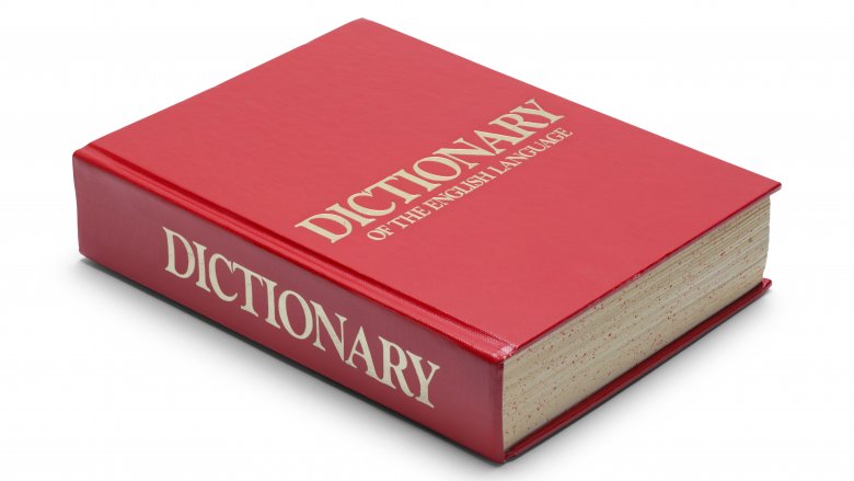 cover of dictionary