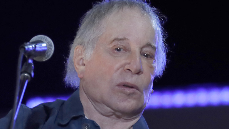 Paul Simon on stage in 2021