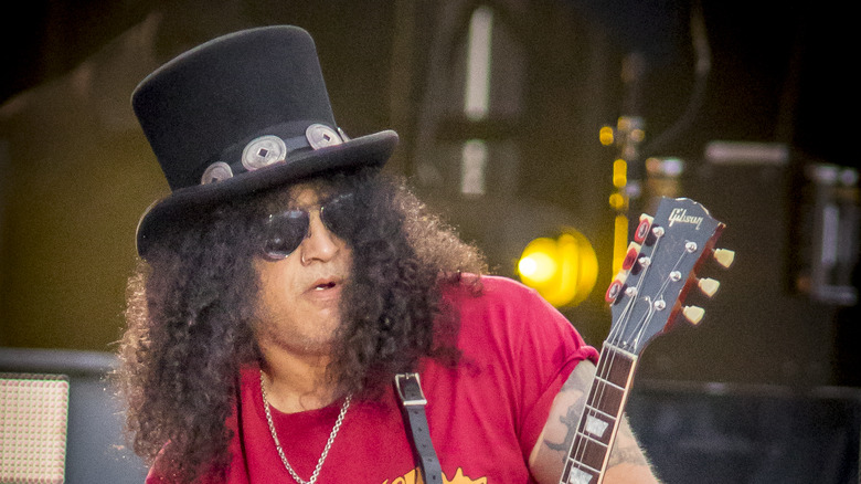 Slash at a gig