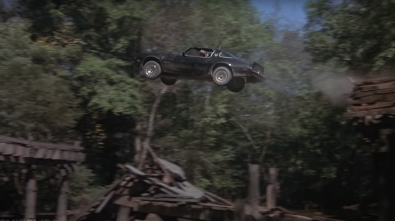 Trans Am jumping bridge in "Smokey and the Bandit"