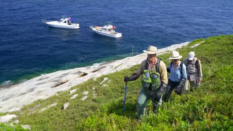 Snake Island visitors