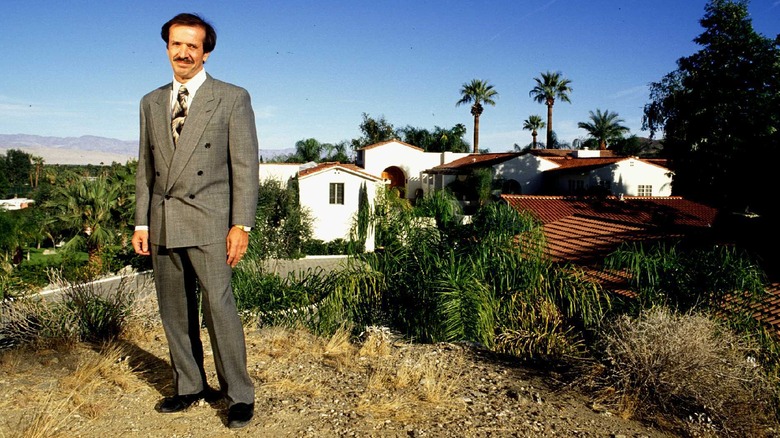 sonny bono posing in palm springs