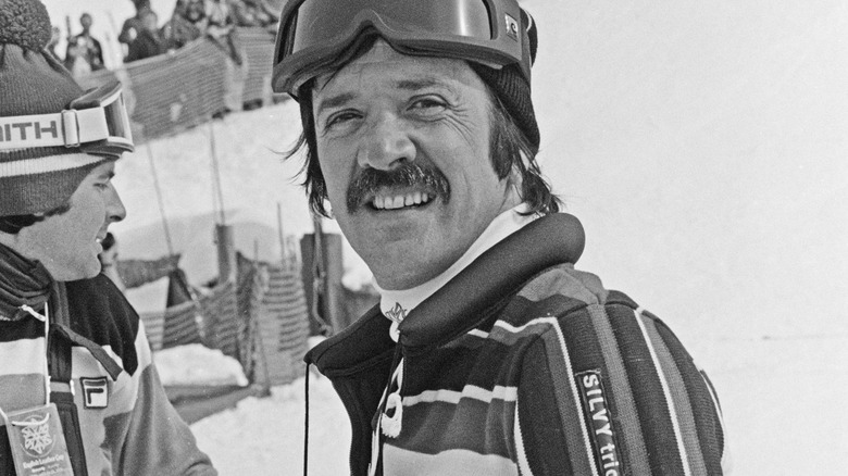 sonny bono on a skiing trip