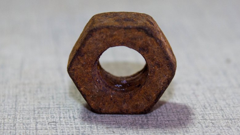 rusty nut bolt