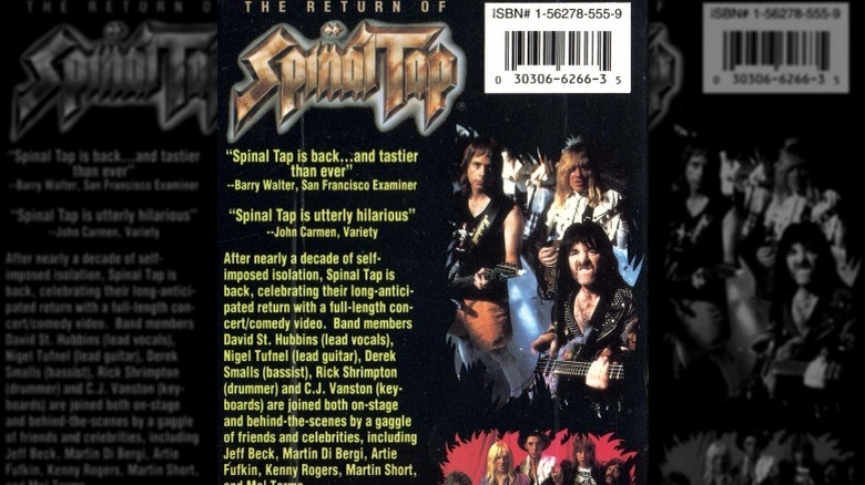 The Return of Spinal Tap back cover