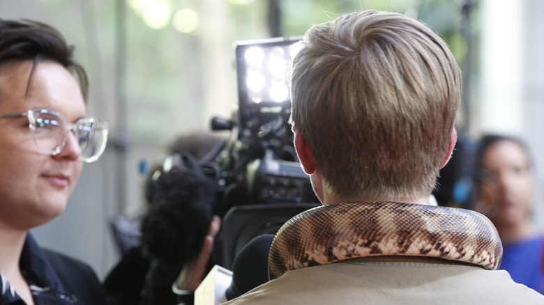 Robert Irwin facing a camera