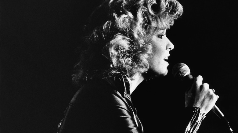 tanya tucker performing on stage 1980s