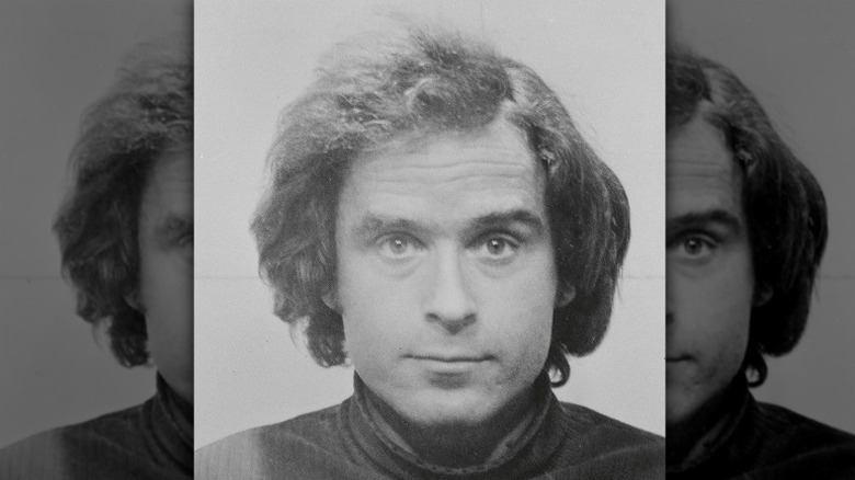 Portrait of Ted Bundy wearing turtleneck