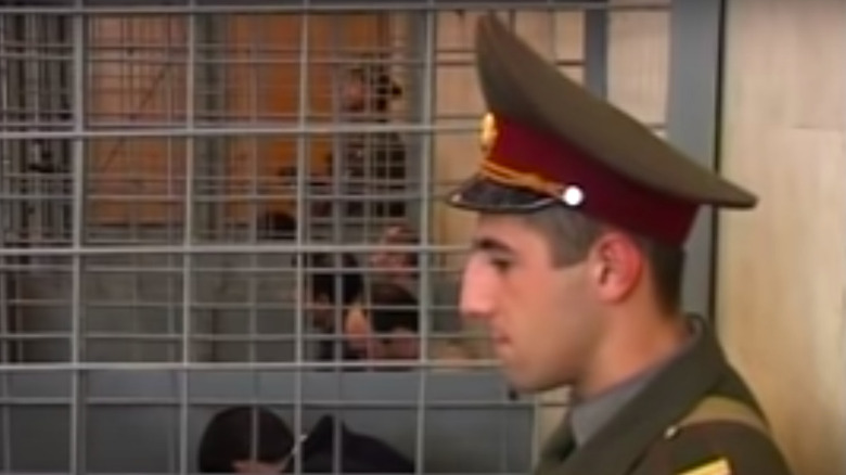 Armenian officer during trial