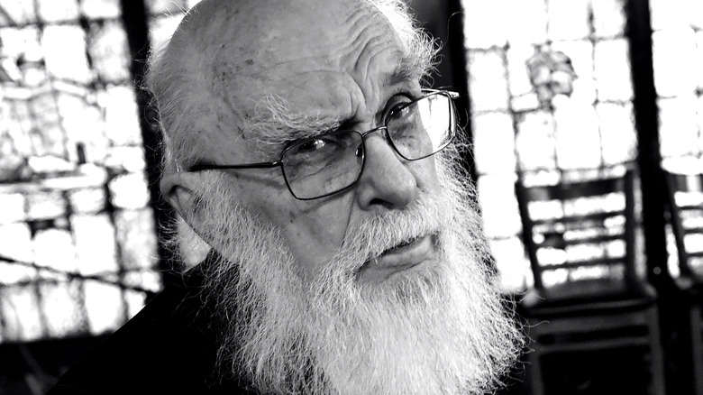 James Randi beard glasses