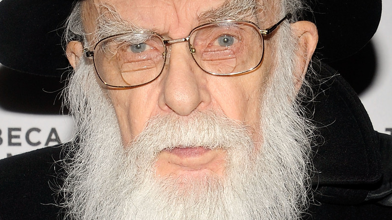 James Randi intense stare glasses