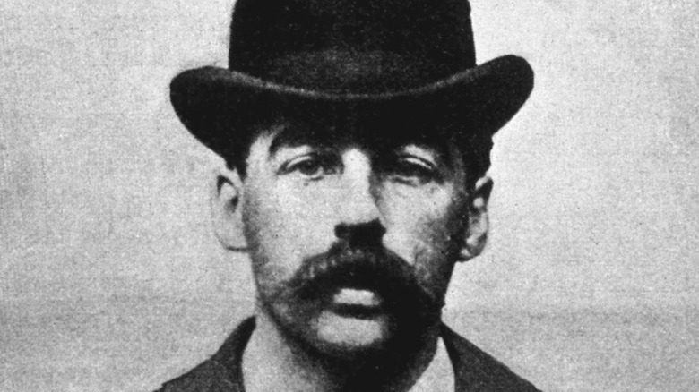 H.H. Holmes wearing hat