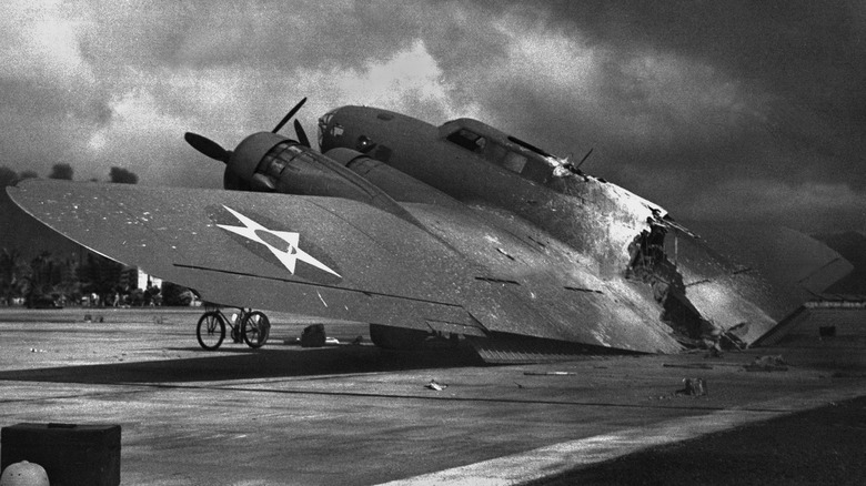  Broken plane at Pearl Harbor