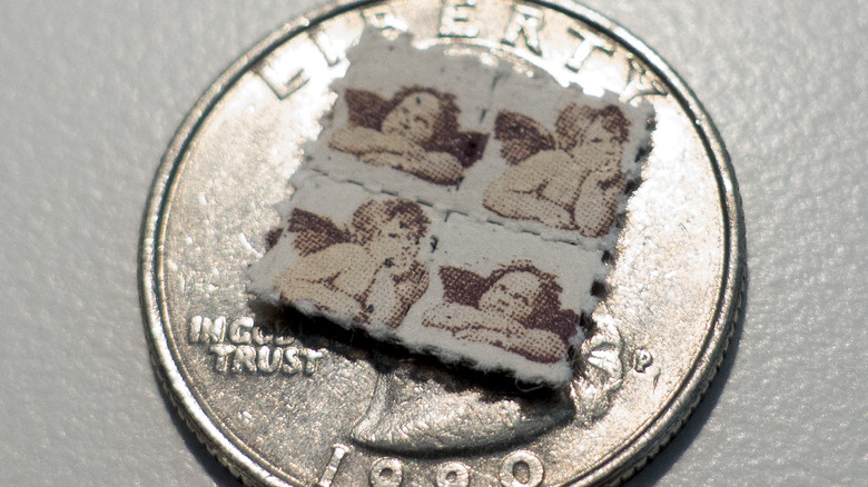 lsd stamp on quarter