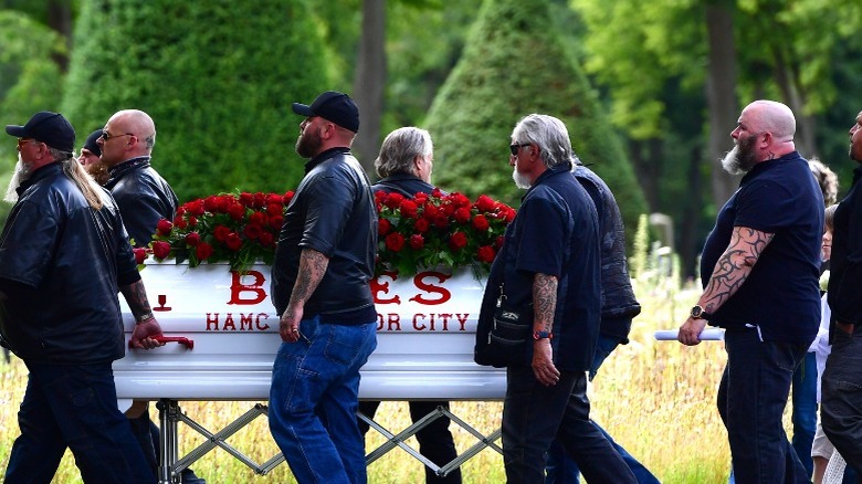 Hells Angels funeral procession