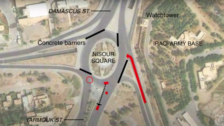 Map of Nisour Square