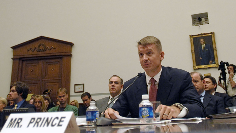 Erik Prince testifying