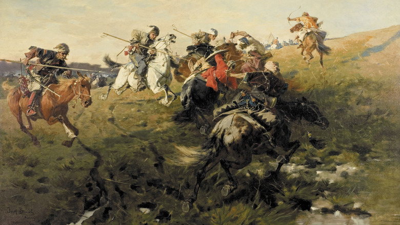 Cossacks fighting Tatars