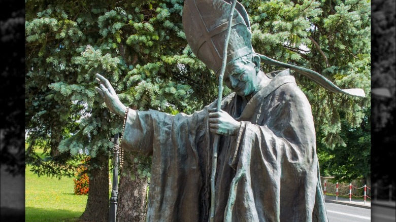 Pope Paul III statue Poland