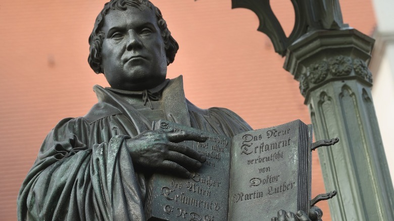 Martin Luther statue Germany