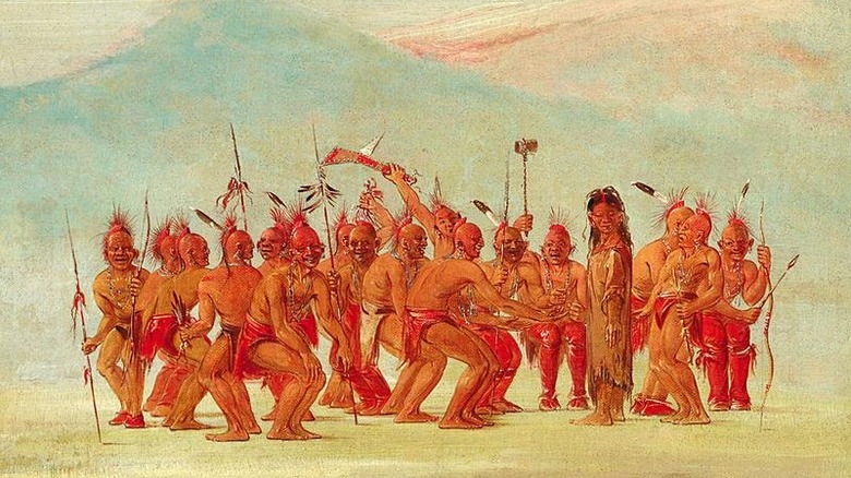 painting of dance to the berdache