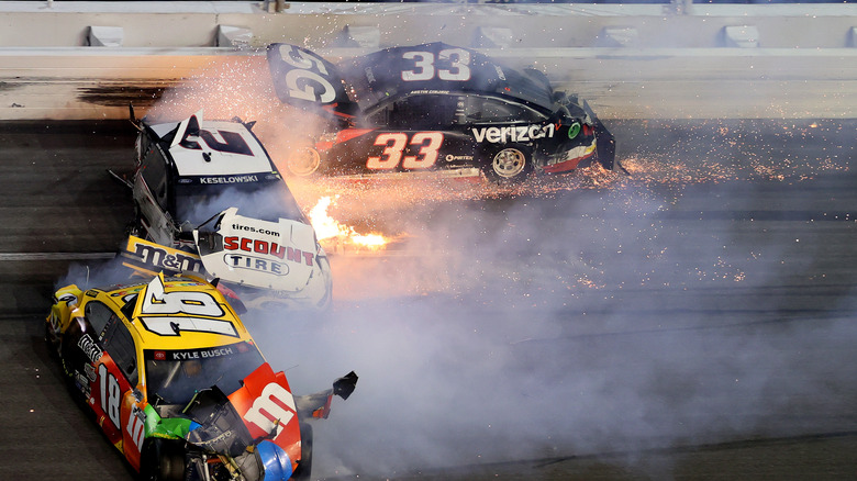 Crash at the 2021 Daytona 500