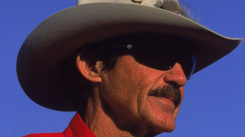 Richard Petty in cowboy hat