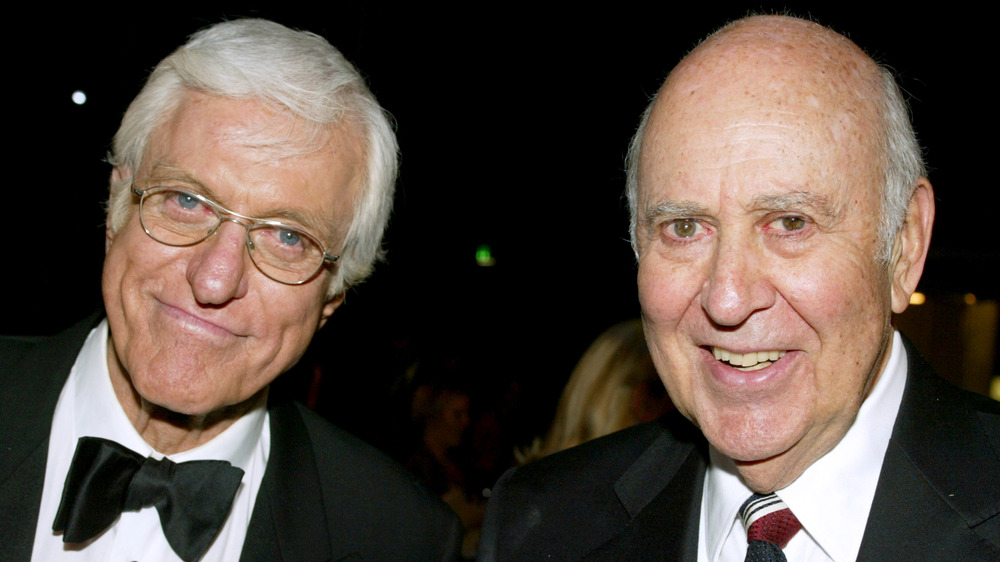 Dick Van Dyke and Carl Reiner smiling