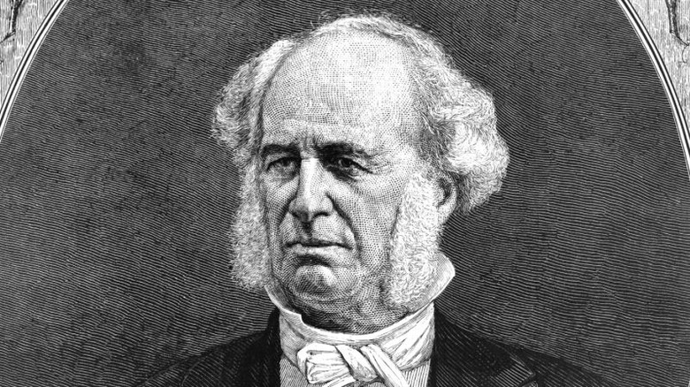 A portrait of Cornelius Vanderbilt