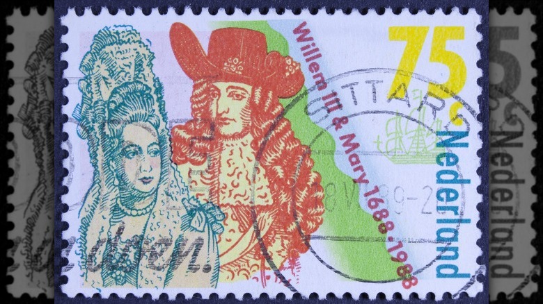 1988 Stamp commemorating William's coronation