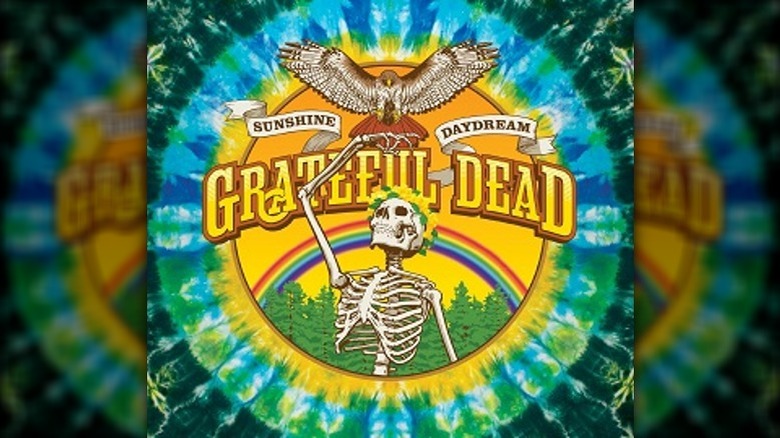 This is the front cover for the CD Sunshine Daydream by the artist Grateful Dead