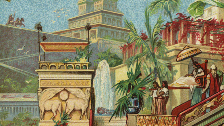 hanging gardens of babylon advertisement