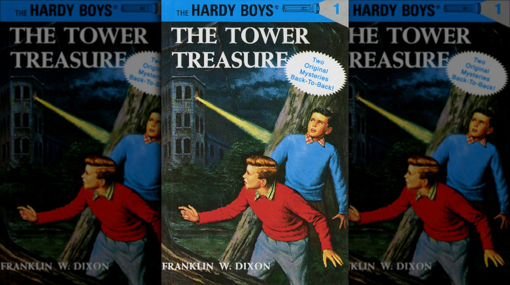 Cover of Hardy Boys #1, "The Tower Treasure"